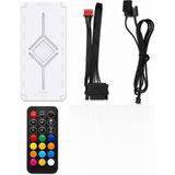 MiraLive Argb Fan ve LED Kontrolcü Hub Seti Uzaktan Kumandalı Beyaz ND2816W