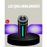 MiraLive Aromaterapi Özellikli Ultrasonik Hava Nemlendirici LED Atmosfer Işığı - Renkli - standart