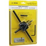 MiraLive Ayarlı Alçı Panç Delme 2 Bıçak 1-3 Inç/16 30MM - 7-7 Inç/8 200MM - 1 Inç/8 3mm - 2 Inç 50MM (K95)