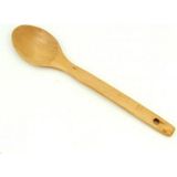 MiraLive Balsa BLS-028A Ahşap Yemek Servis Kaşığı 23 cm - Renkli