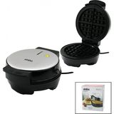 MiraLive Belçika Waffle Makinesi Elektrikli 4 Waffle - Yapışmaz Döküm Plaka Paslanmaz Çelik Üst Kaplama SSM-2591 (K95)