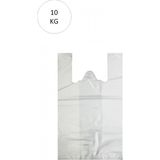 MiraLive Beyaz Atlet Poşet Küçük Boy 25X45 cm Takriben 1.110 Adet 10 kg - 25 x 45 cm