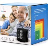 MiraLive Bilek Ölçüm 7x8.3cm USB Sarjlı - Dijital Konuşan Tansiyon Aleti BK-606 BX40