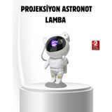 MiraLive Bluetooth Müzikli Astronot Projeksiyon Lambası Yıldız ve Ay Efektli - 1