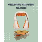 MiraLive Boyun ve Omuz Masaj Aleti – Ovmalı ve Isıtmalı, Ev Tipi Masaj Deneyimi - Renkli