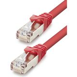 MiraLive Cat7 Ethernet Patch Kablosu 10 Gbps 600 Mhz 1 M - Kırmızı HDX5107