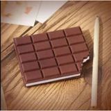 MiraLive Çikolata Kokulu Harika Kare Çikolata Not Defteri Chocolate Notebook - Renkli