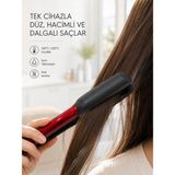 MiraLive Çok Yönlü Kullanım Sunan Saç Düzleştirici – Düzleştirici ve Hacim Verici - Renkli - 1