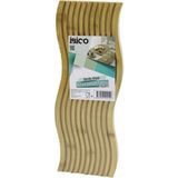 MiraLive Dalgalı Şekilli - Kanallı Çift Taraf=düz - Kanallı Ahşap Bambu Servis Sunum Tahtası 17 x 39 x 1.5cm (4887) - Renkli