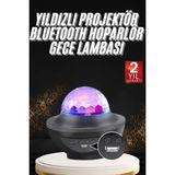 MiraLive Dönen Işıklı Disko Topu Projektör Müzik Çalarlı Disco Speaker - 1 - Çok Renkli