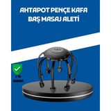 MiraLive Elektrikli Saç Derisi Masaj Aleti Çok Noktalı 8 Kollu Titreşimli Masaj - Renkli