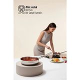 MiraLive Elena Serisi Professional Paslanmaz Çelik 13 cm Mini Sos ve Porsiyon Tavası 722875 - Renkli - standart