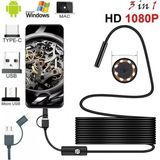 MiraLive Endoskop 3 In 1 Yılan Kamera USB Micro USB Type-C 20 Metre Sert Kablo