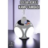 MiraLive Güneş Enerjili Solar Aydınlatma Kamp Çadır Lambası Şarjlı Ampül LED Şarjlı El Feneri Iş� - 1 - Renkli