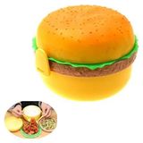 MiraLive Hamburger Tasarımlı Beslenme Kabı - Renkli