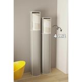 MiraLive Hava Geçiren Pvc Pencereli , Kapasiteli, Toz ve Nem Koruyucu Halı Kılıfı Hurcu – 4 M² - Renkli - Standart