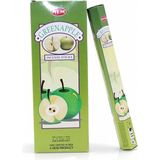 MiraLive Hem Green Apple Aromalı Çubuk Tütsü - Renkli - standart