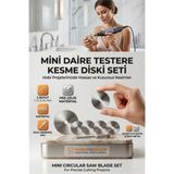 MiraLive Hobi Makine Uyumlu Hss Mini Testere Disk Seti 6 Parça - Ahşap Metal Kesici Gravür Ucu 723176 - Çok Renkli