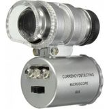 MiraLive -Iphone5 Için Uyumlu Kapaklı Lens Mikroskop Taşınabilir Mini Cep Boyutu LED Mikroskop NO.9882-IP5II