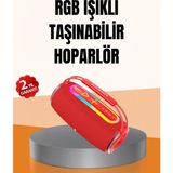 MiraLive Ipx6 Su Geçirmez Rgb LED Işıklı Taşınabilir Bluetooth Hoparlör 2400 Mah - 1