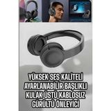 MiraLive Kablosuz Bluetooth Kulaklık Anc/enc Destekli Kulak Üstü Yüksek Ses Kaliteli - Çok Renkli