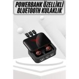MiraLive Kablosuz Bluetooth Kulaklık Powerbank Özellikli Göstergeli Hd Mikrofon - Renkli - 1