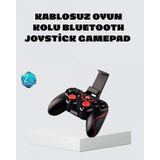 MiraLive Kablosuz Bluetooth Oyun Kolu Mobil Tv Pc Uyumlu Ergonomik Tasarım - 1 - Renkli
