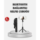 MiraLive Kablosuz Bluetooth Selfie Çubuğu – 360° Dönebilir Başlık, Taşınabilir ve Şık Tasarım