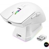 MiraLive Kablosuz Gaming Rgb Mouse Şarj Standlı - Beyaz MF1215W - Çok Renkli
