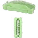 MiraLive Kelebek Tasarımlı Tek Fırçalı Gırgır 17X7X4 cm Yeşil