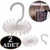 MiraLive Kemer Askısı 20 Kancalı 2 Adet - Renkli - standart