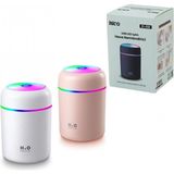 MiraLive Klasik 300ML H2O Mini USB Şarj- Işıklı Hava Nemlendirici - Buhar Makine - Koku Giderici Herhangi Bir Renk Gönderilir (K95) - Çok Renkli - 1