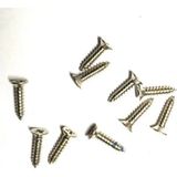 MiraLive Klips, Menteşe, Ayak, Ağaç, Sunta Vidası 2,2x9,5mm - Nikel 100 Adet - 2,2 x 9,5 mm - Renkli