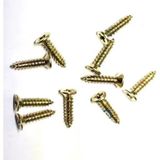 MiraLive Klips, Menteşe, Ayak, Ağaç, Sunta Vidası 2,2x9,5mm - Sarı 100 Adet - 2,2 x 9,5 mm - Renkli