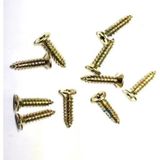 MiraLive Klips, Menteşe, Ayak, Ağaç, Sunta Vidası 2,2x9,5mm - Sarı 1000 Adet - 2,2 x 9,5 mm - Renkli