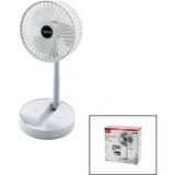 MiraLive Masa Üstü Vantilatör USB Şarjlı Katlanır Fan=16.4cm - Uzayan AYAK=12.5-19CM 180 Derece Dönebilen Telefonluklu Bwfn-11 (4887) - Renkli