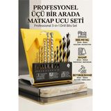 MiraLive Matkap Ucu Seti- Beton Metal Ahşap Matkap Ucu Drill Bits Set 16 Lı Set 721728 - Çok Renkli