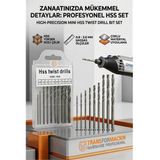 MiraLive Maximilian Voss Serisi | 10'lu Hss Titanyum Alaşım Mikro Matkap Ucu Seti 723036 - Çok Renkli