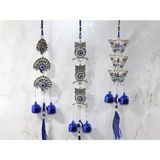 MiraLive Metal Nazar Boncuğu Çan Model 21 - Renkli - standart