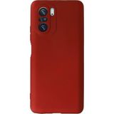MiraLive Mey Ithalat® Poco F3 Kılıf First Silikon - Kırmızı - 1 - Renkli
