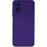 MiraLive Mey Ithalat® Poco M4 Pro 4g Kılıf Nano Içi Kadife Silikon - Mor - 1 - Renkli