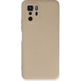 MiraLive Mey Ithalat® Poco X3 Gt Kılıf Nano Içi Kadife Silikon - Pudra - 1 - Renkli