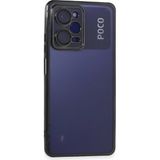 MiraLive Mey Ithalat® Poco X5 Pro 5g Kılıf Lensli Silikon - Siyah - 1 - Renkli