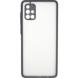 MiraLive Mey Ithalat® Samsung Galaxy A71 Kılıf Montreal Silikon Kapak - Gri - Renkli