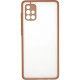 MiraLive Mey Ithalat® Samsung Galaxy A71 Kılıf Montreal Silikon Kapak - Pembe - Renkli