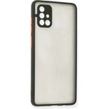 MiraLive Mey Ithalat® Samsung Galaxy A71 Kılıf Montreal Silikon Kapak - Siyah - Renkli