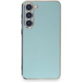 MiraLive Mey Ithalat® Samsung Galaxy S23 Plus Kılıf Volet Silikon - Açık Yeşil - 1 - Renkli