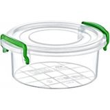 MiraLive Mini Yuvarlak Saklama Kabı 0.5 Litre - Renkli - standart