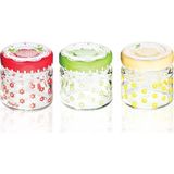 MiraLive Mini Yuvarlak Saklama Kavanozu Fruit -SGM07560 - Renkli - 1