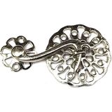 MiraLive Nikel 50 Adet Zamak Çengel Kilit 56X33 mm - Yuvarlak, Karşılıklı Mobilya, Dolap, Sandık, Kutu, - Renkli - 1